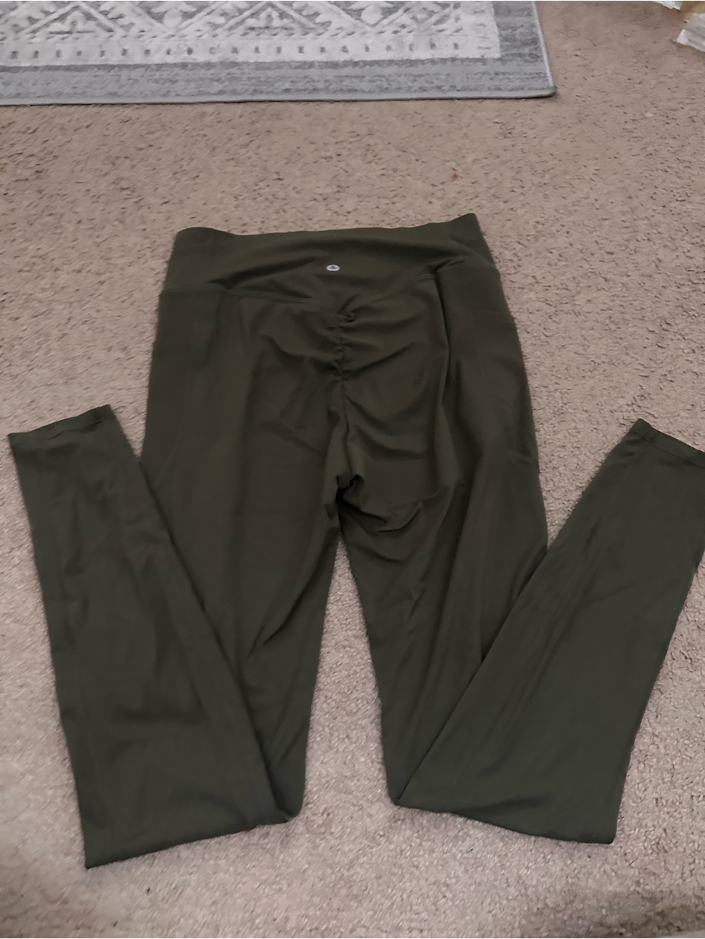 HALARA Olive Green High-Rise Scrunch Leggings